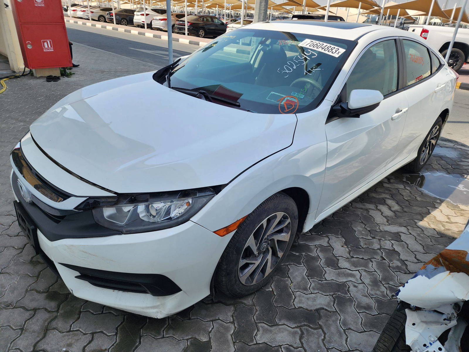 2018 HONDA CIVIC — 93838 Miles — Lot 1241541510 - Marhaba Auctions Used Cars - Image 7