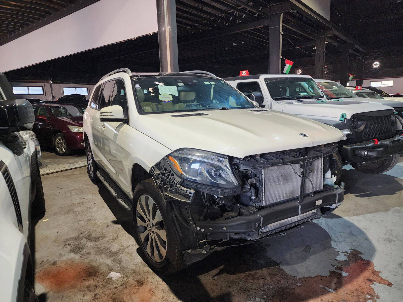 MERCEDES BENZ GLS 450 2018 - Marhaba Auction Used Cars - Image 3