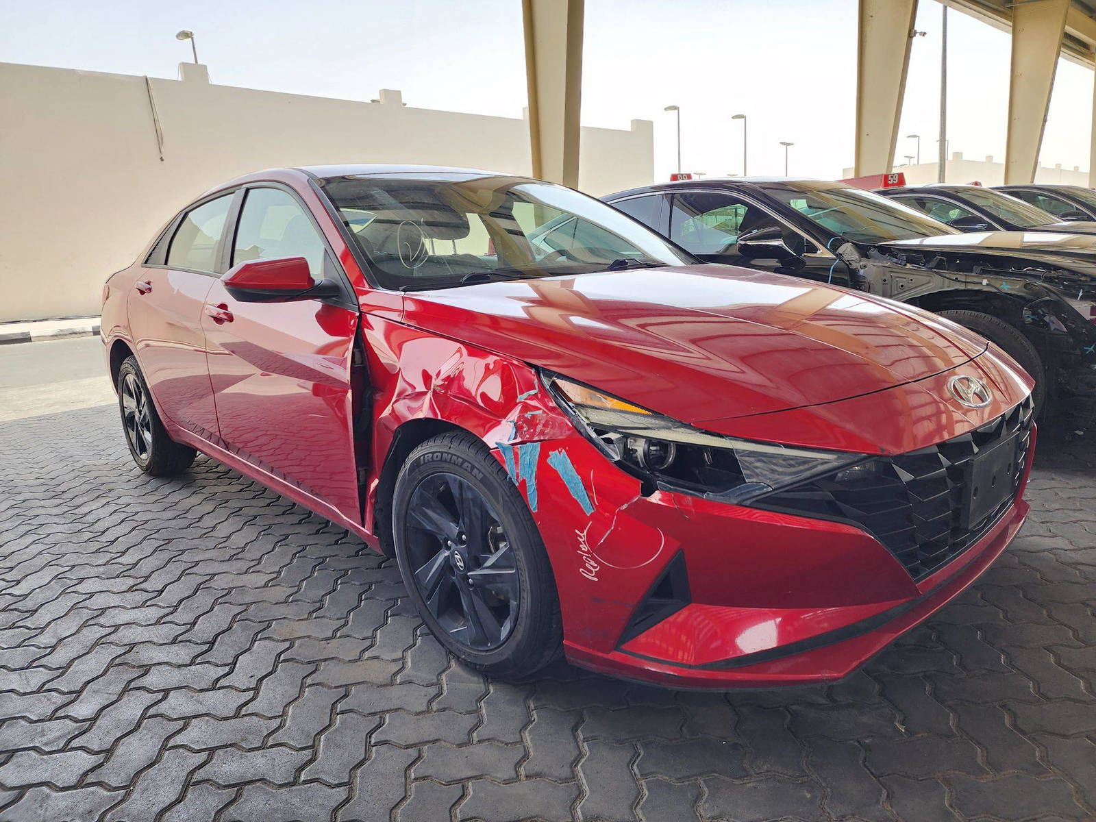 2021 HYUNDAI ELANTRA — 76219 Miles — Lot 17467 — Souq - Marhaba Auctions Used Cars - Image 4