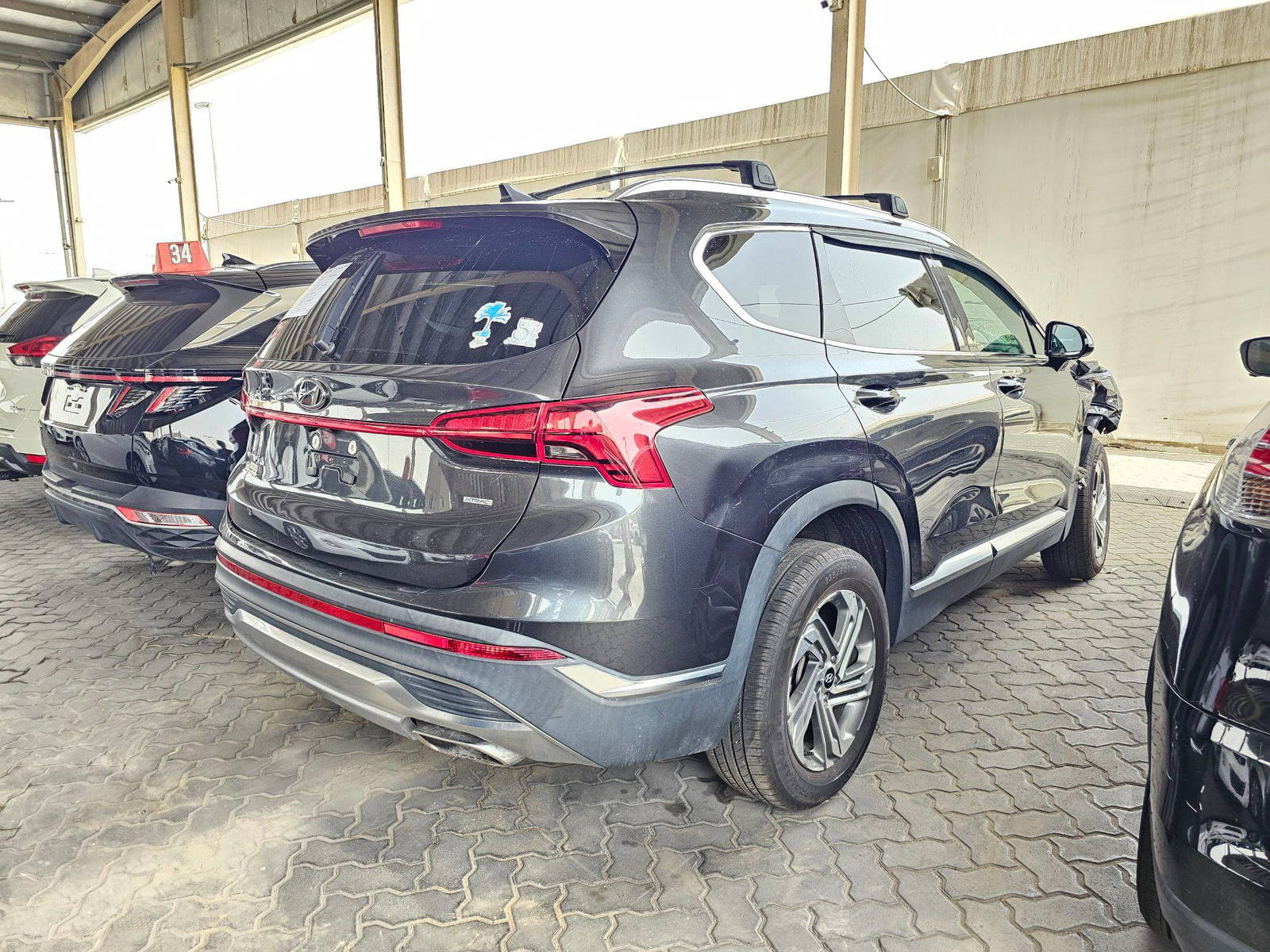 2022 HYUNDAI SANTA FE — 49116 Miles — Lot NH402533 — Souq - Marhaba Auctions Used Cars - Image 3