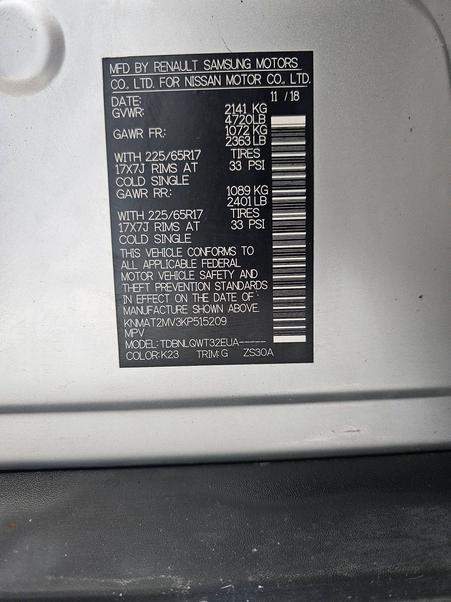 2019 NISSAN ROGUE — 141986 Miles — Lot MV3KP515209 — Main - Marhaba Auctions Used Cars - Image 9