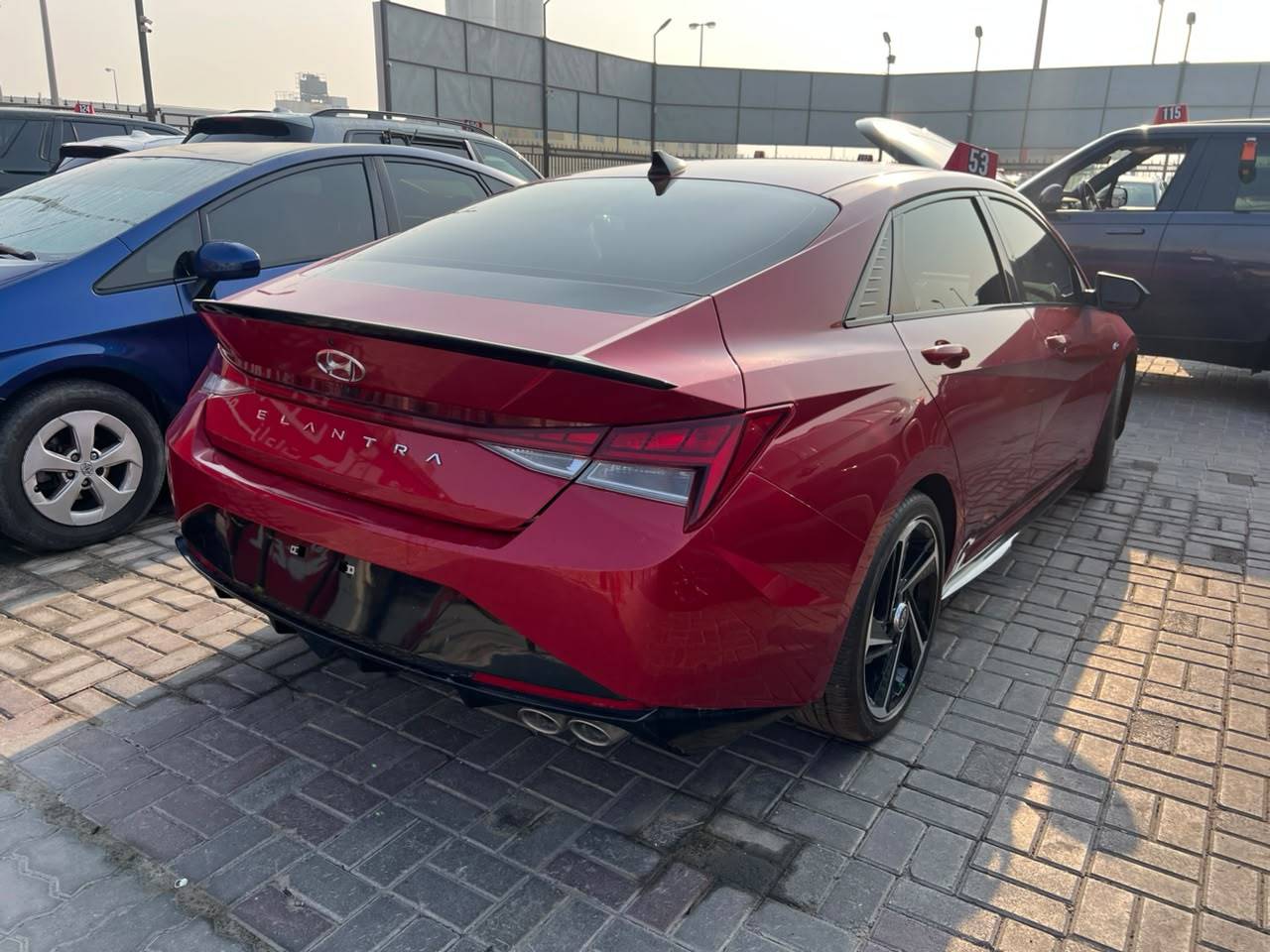 2024 HYUNDAI ELANTRA — 22641 Miles — Lot F6PU416131 - Marhaba Auctions Used Cars - Image 3