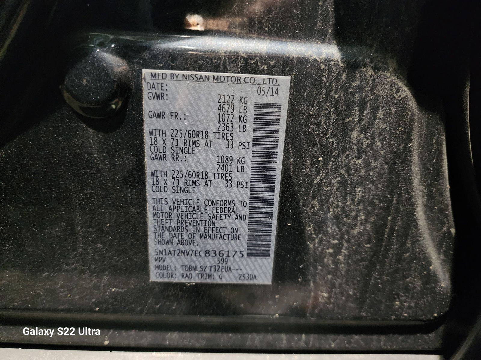 2014 NISSAN ROGUE — 195367 Miles — Lot 37314014 - Marhaba Auctions Used Cars - Image 10