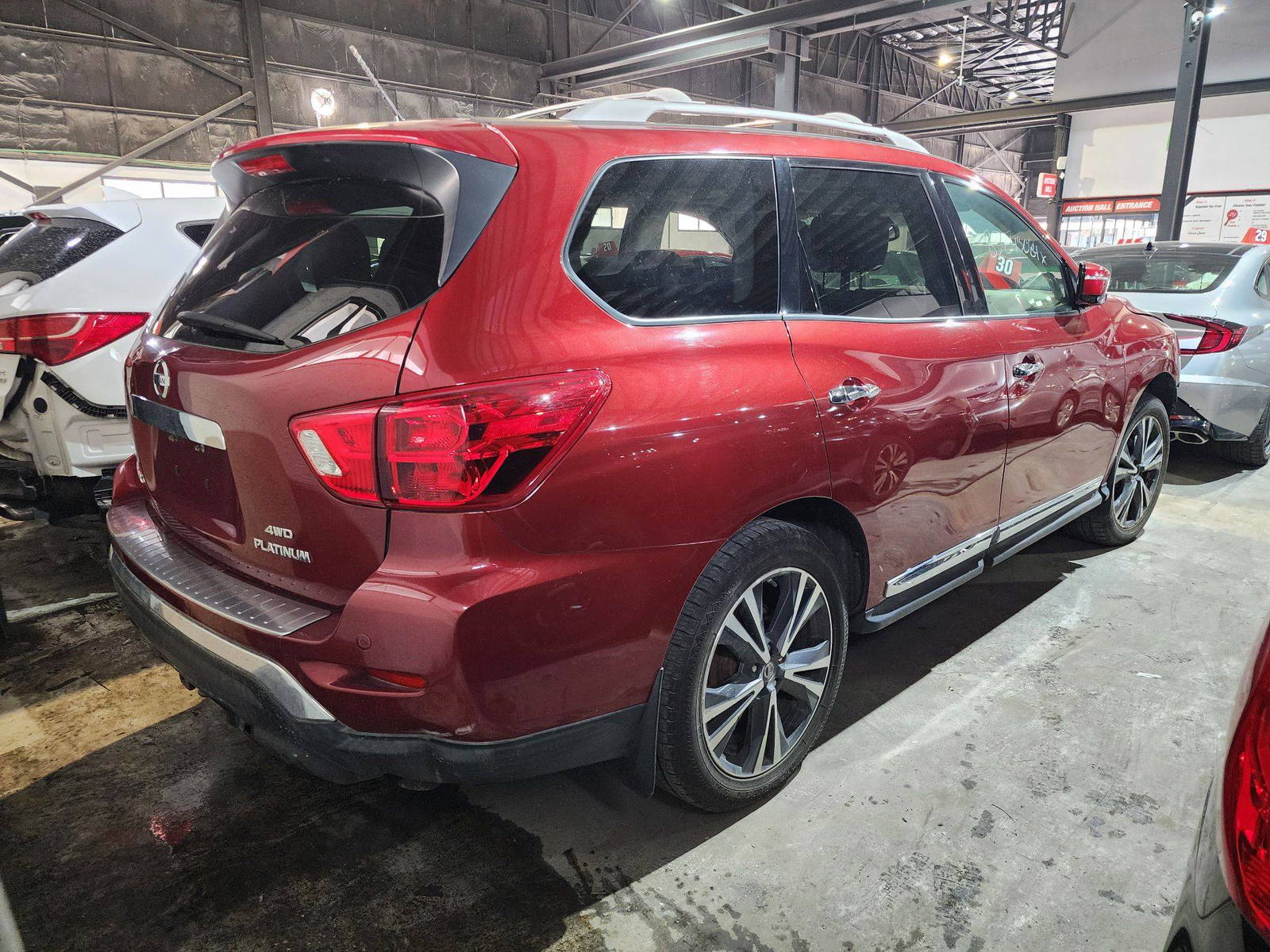 2017 NISSAN PATHFINDER — 148814 Miles — Lot 85243084 — Al Quoz - Marhaba Auctions Used Cars - Image 3