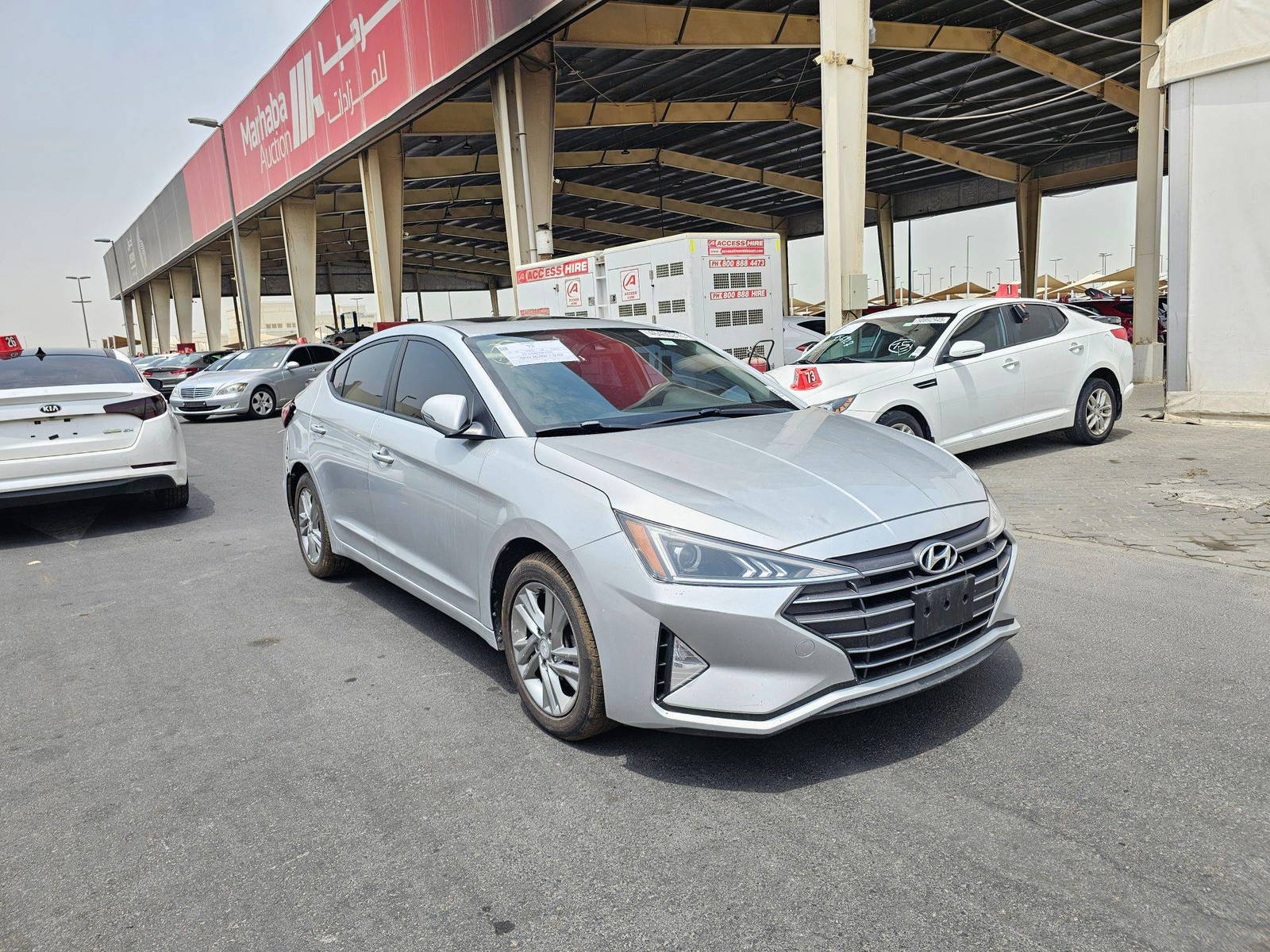2019 HYUNDAI ELANTRA — 157378 KM — Lot 46405215 — Souq - Marhaba Auctions Used Cars - Image 3