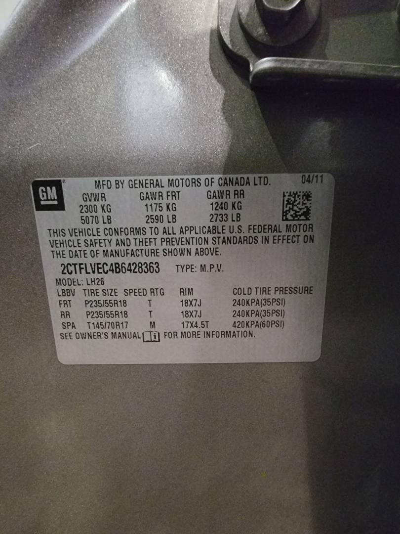 GMC TERRAIN 2011 - Marhaba Auction Used Cars - Image 10