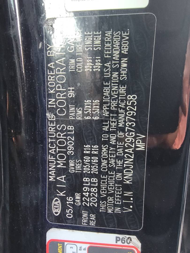 2016 KIA SOUL — 105478 Miles — Lot G7379258 — Main - Marhaba Auctions Used Cars - Image 8
