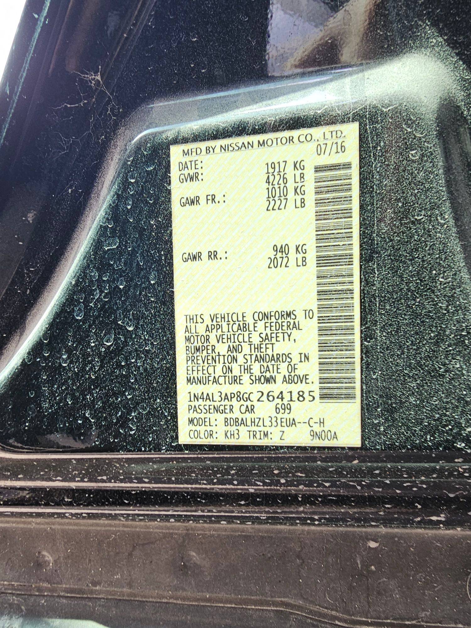 NISSAN ALTIMA 2016 - Marhaba Auction Used Cars - Image 11