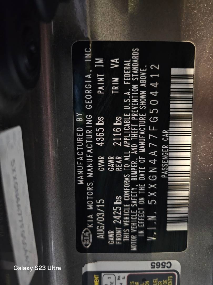 KIA OPTIMA 2015 - Marhaba Auction Used Cars - Image 10