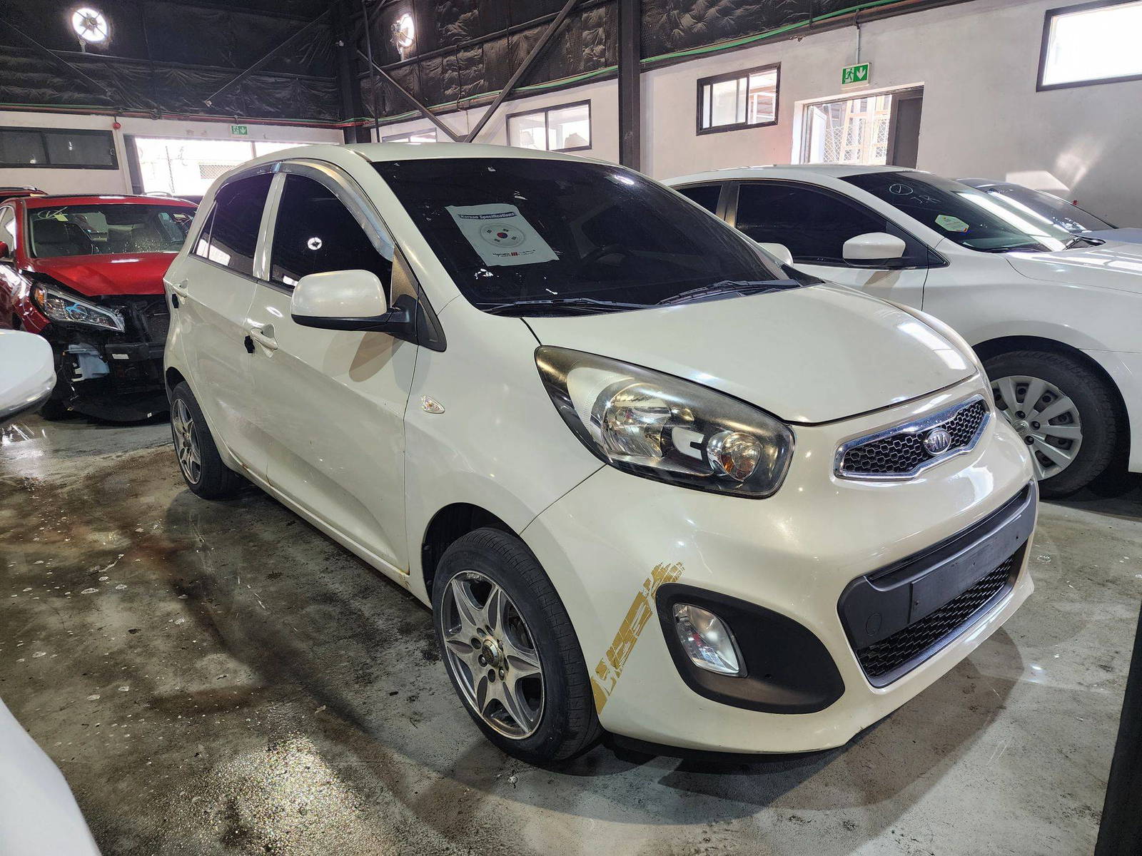 2012 KIA MORNING — 82900 KM — Lot 158432 — Al Quoz - Marhaba Auctions Used Cars - Image 5