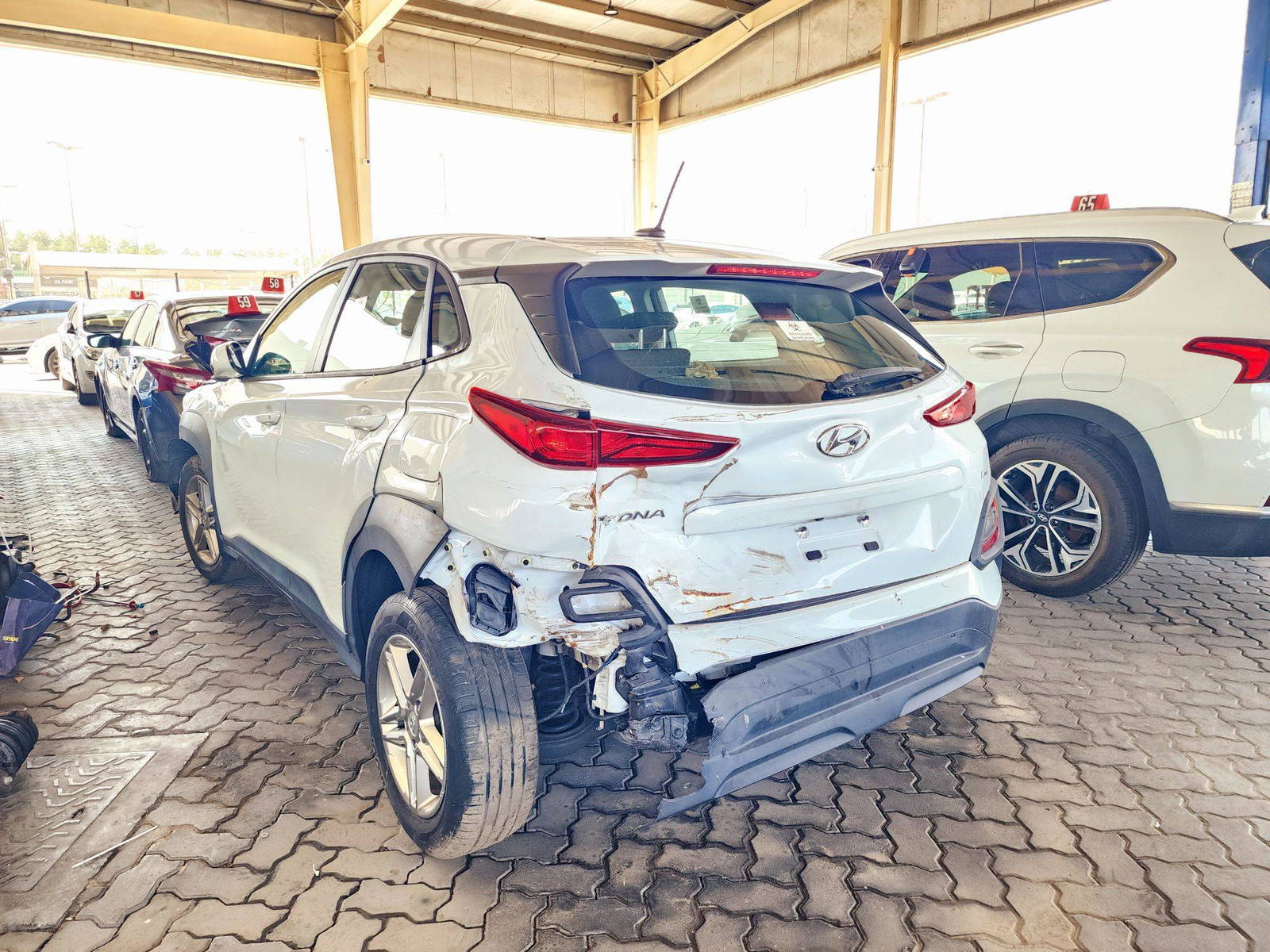 2021 HYUNDAI KONA — 40341 Miles — Lot CAA8MU662434 — Souq - Marhaba Auctions Used Cars - Image 3