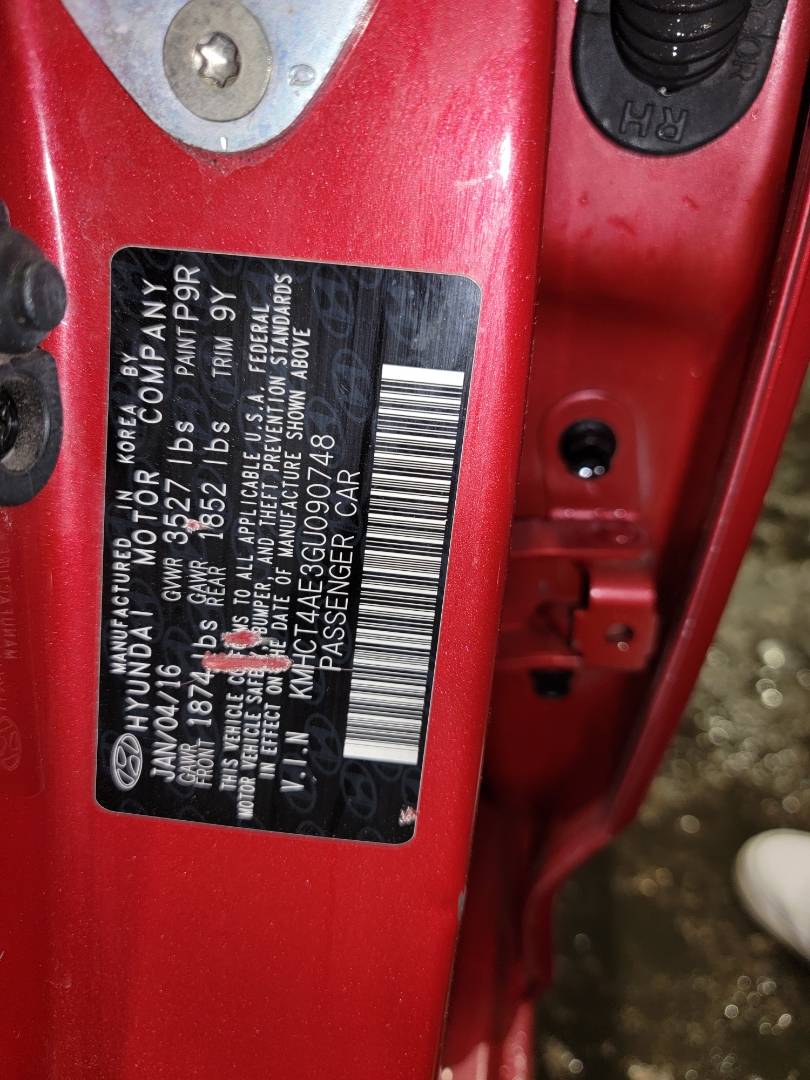 HYUNDAI ACCENT 2016 - Marhaba Auction Used Cars - Image 10