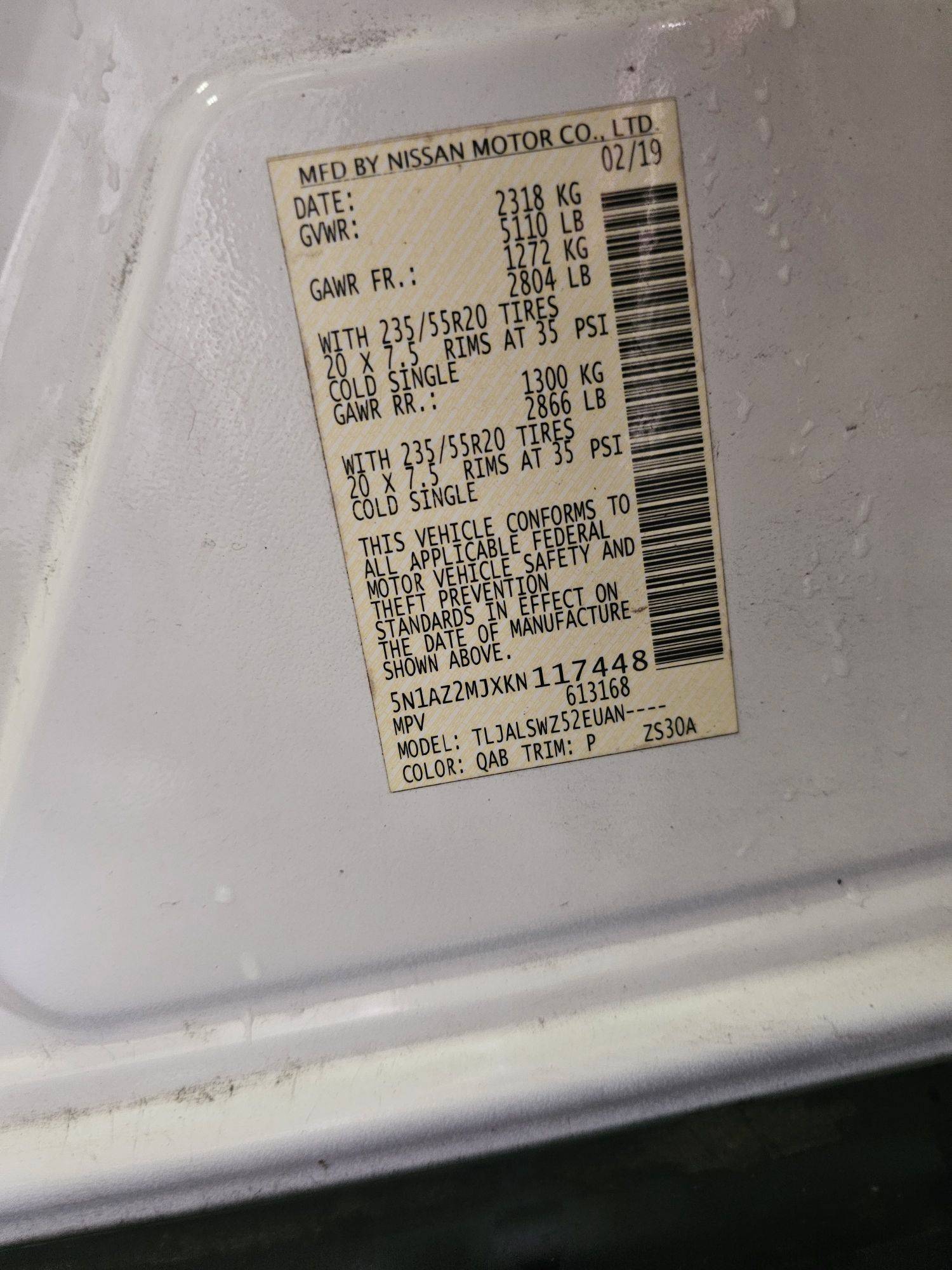 NISSAN MURANO 2019 - Marhaba Auction Used Cars - Image 11