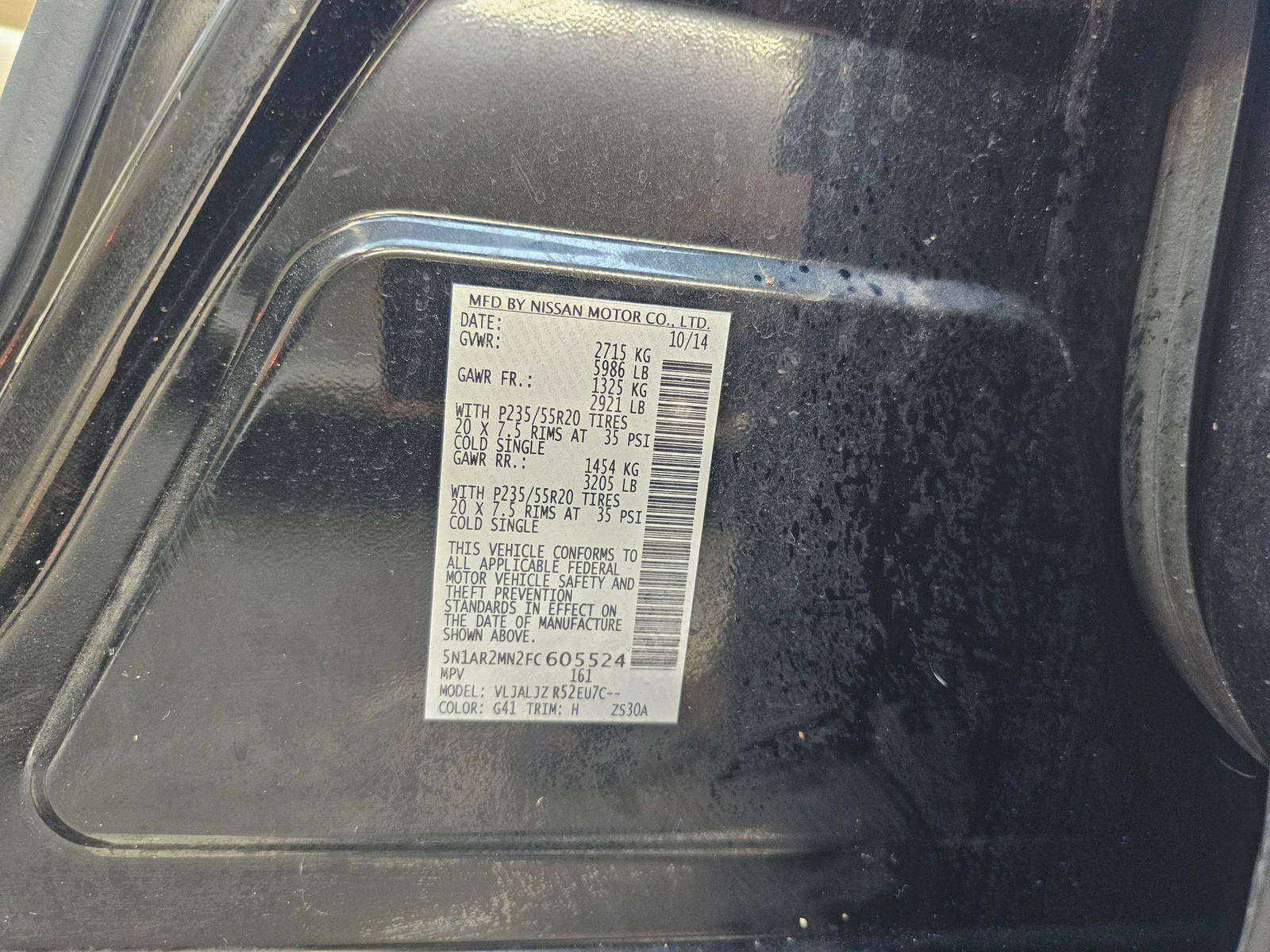 2015 NISSAN PATHFINDER — 174160 Miles — Lot N2FC605524 — Main - Marhaba Auctions Used Cars - Image 10