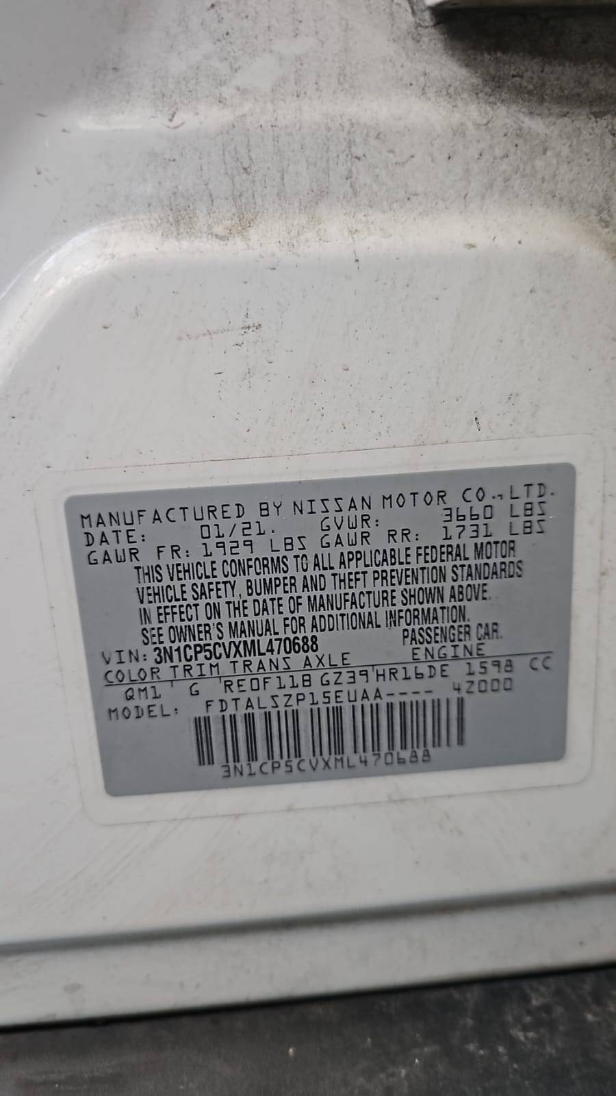 NISSAN KICKS 2021 - Marhaba Auction Used Cars - Image 5