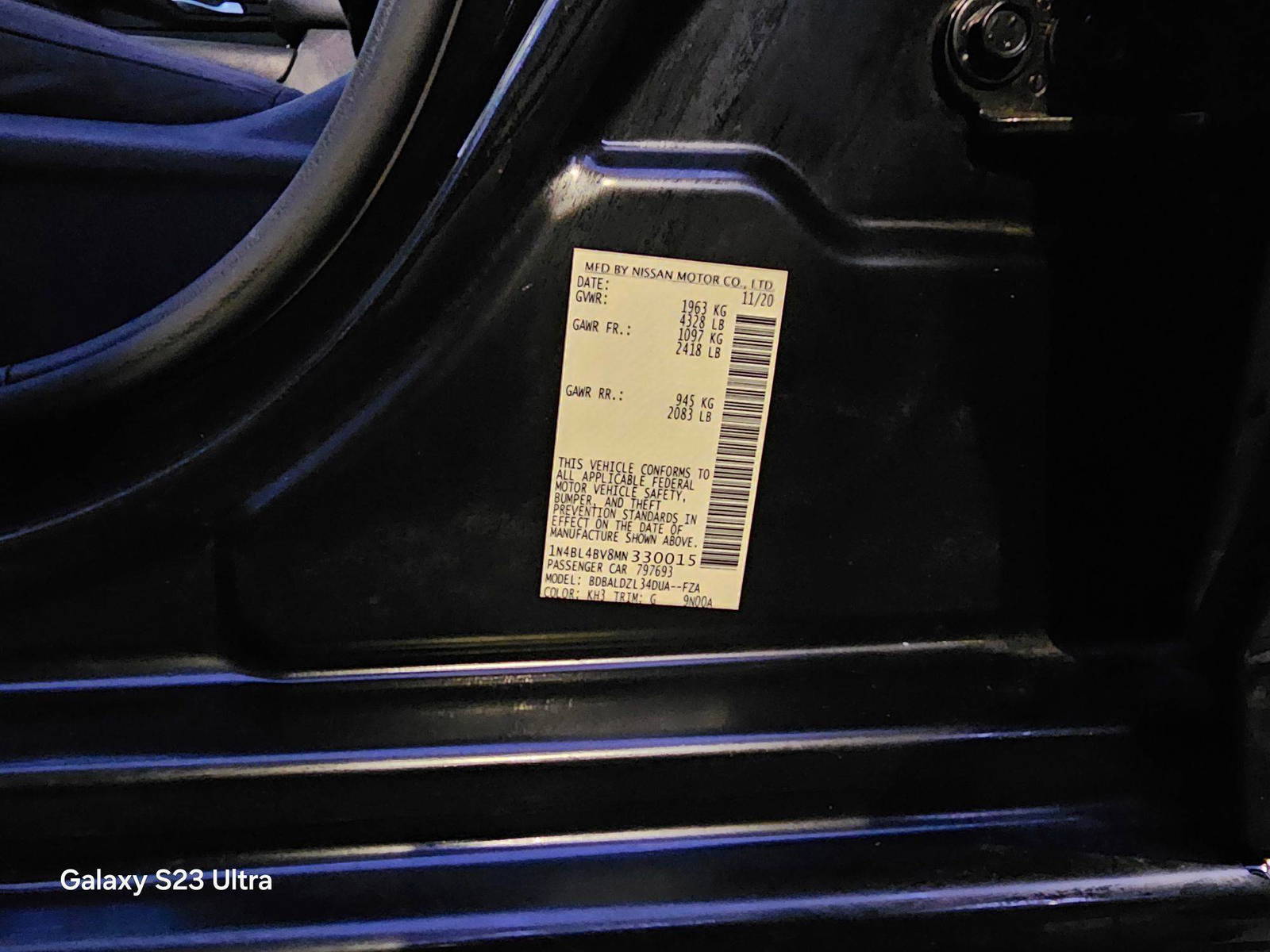 NISSAN ALTIMA 2021 - Marhaba Auction Used Cars - Image 9