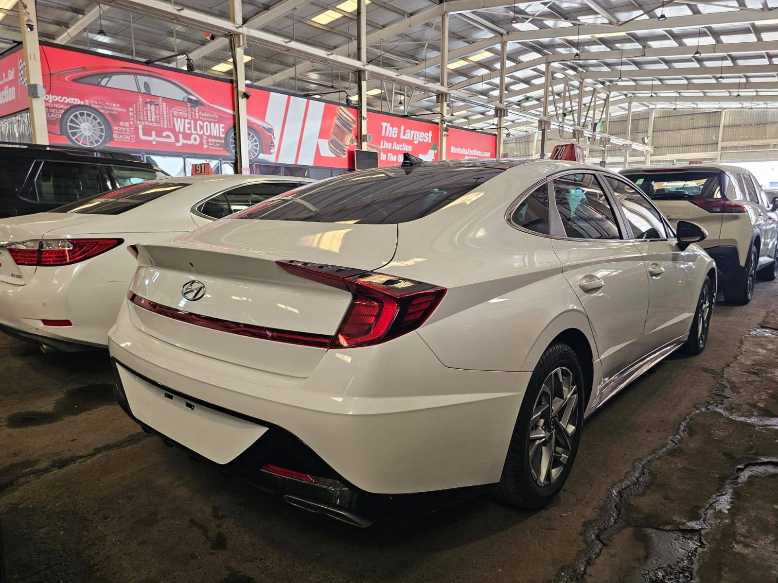 2020 HYUNDAI SONATA — sold — 87576 Miles — Lot H038532 — Main - Marhaba Auctions Used Cars - Image 3