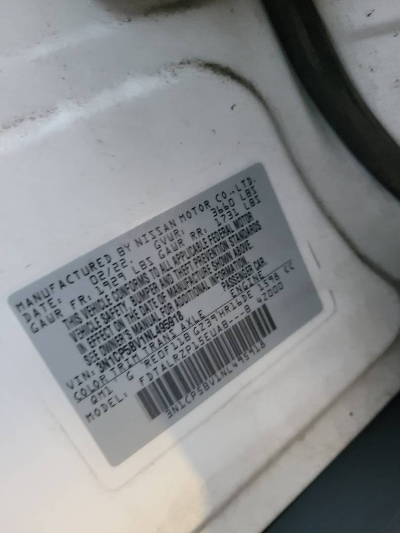 2022 NISSAN KICKS — 82974 Miles — Lot NL495918 — Main - Marhaba Auctions Used Cars - Image 8