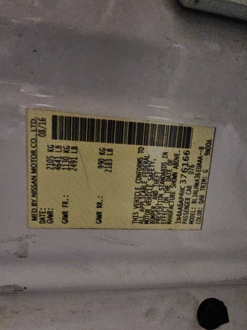 NISSAN MAXIMA 2017 - Marhaba Auction Used Cars - Image 11