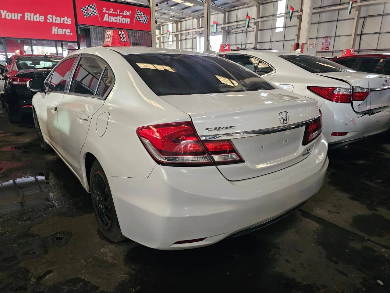 2013 HONDA CIVIC — 349461 KM — Lot DE904071 — Main - Marhaba Auctions Used Cars - Image 4
