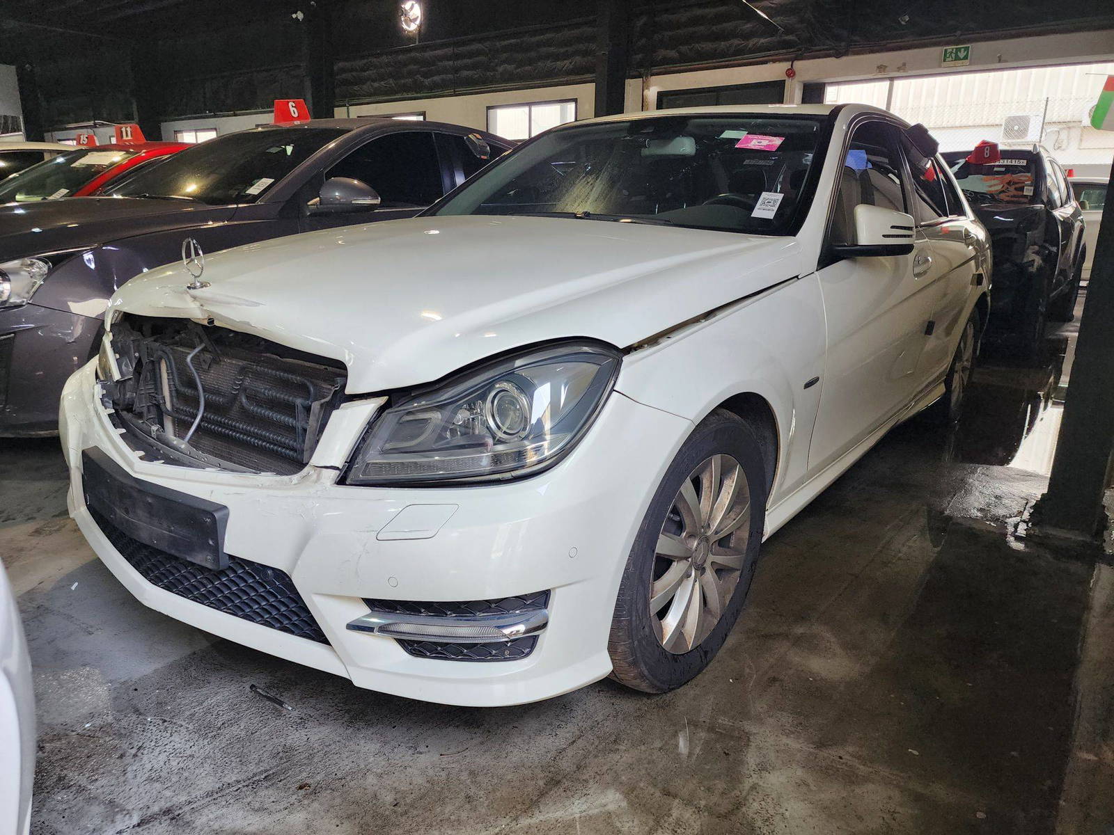 2012 MERCEDES BENZ C200 — 202897 KM — Lot 657036 — Al Quoz - Marhaba Auctions Used Cars - Image 6
