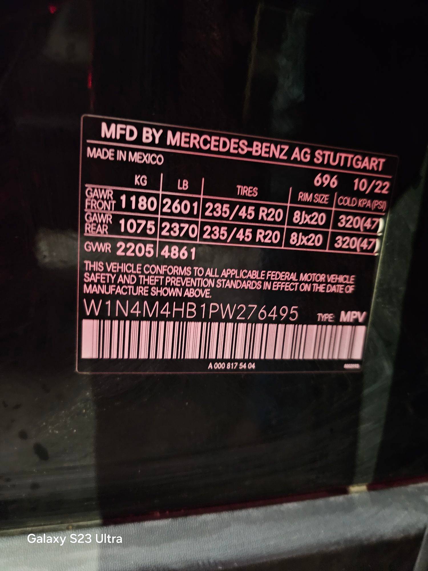 MERCEDES BENZ GLB 250 2023 - Marhaba Auction Used Cars - Image 9