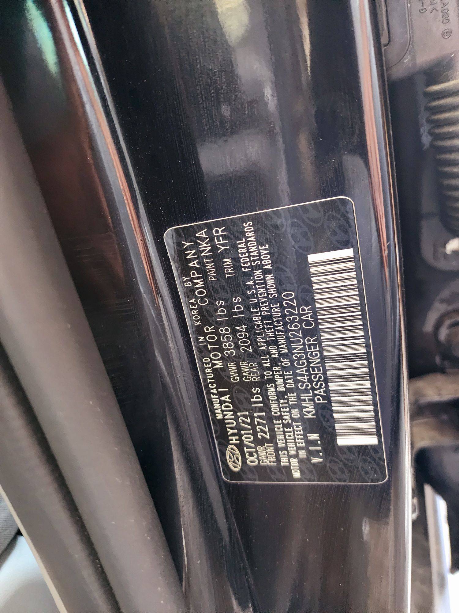 2022 HYUNDAI ELANTRA — 56645 Miles — Lot NU263220 — Main - Marhaba Auctions Used Cars - Image 9