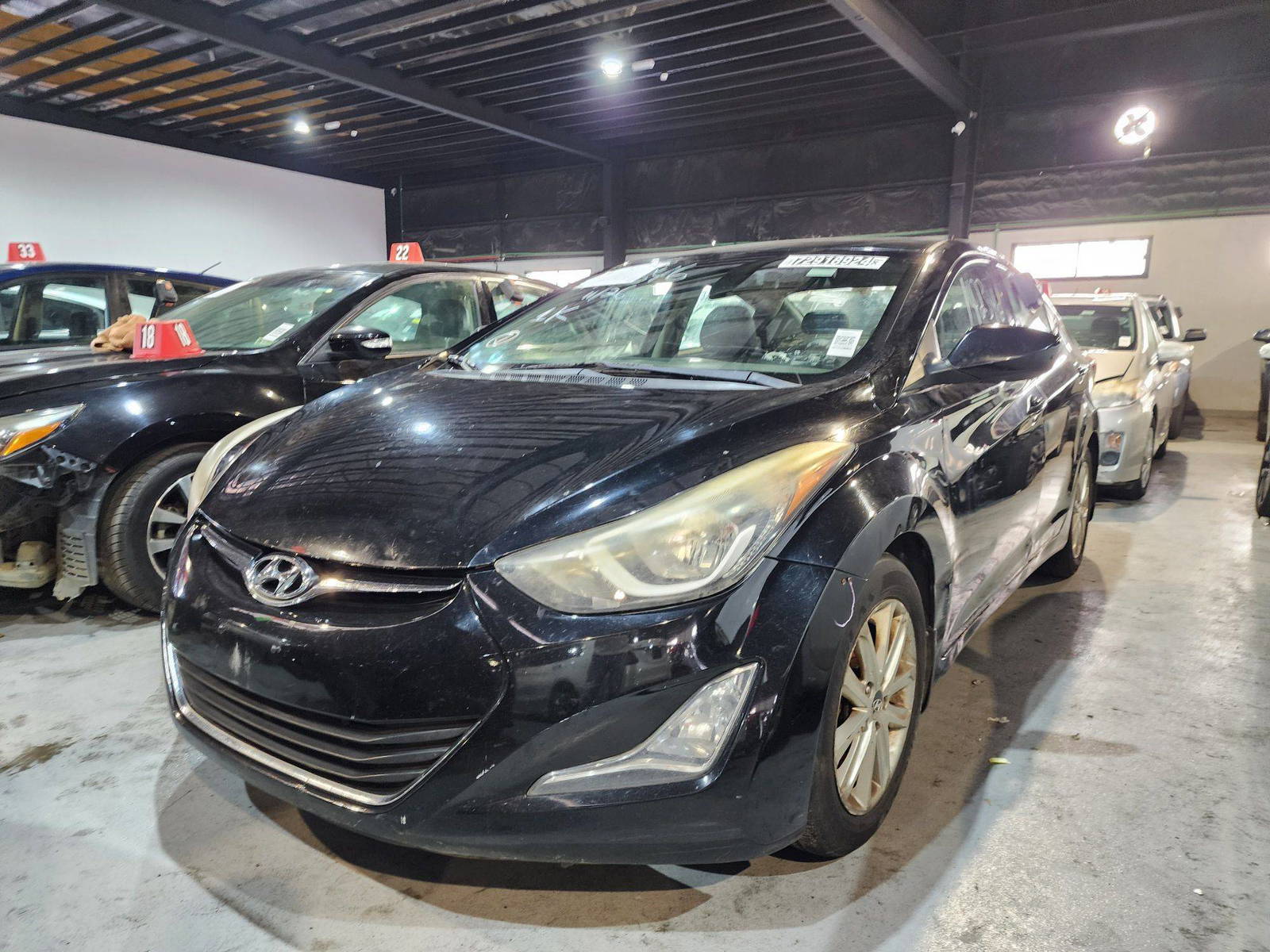 2014 HYUNDAI ELANTRA — 229395 Miles — Lot 42346 — Al Quoz - Marhaba Auctions Used Cars - Image 3
