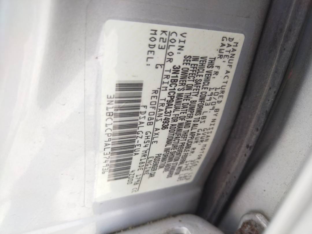 2010 NISSAN VERSA — 105439 Miles — Lot 31796443 - Marhaba Auctions Used Cars - Image 8