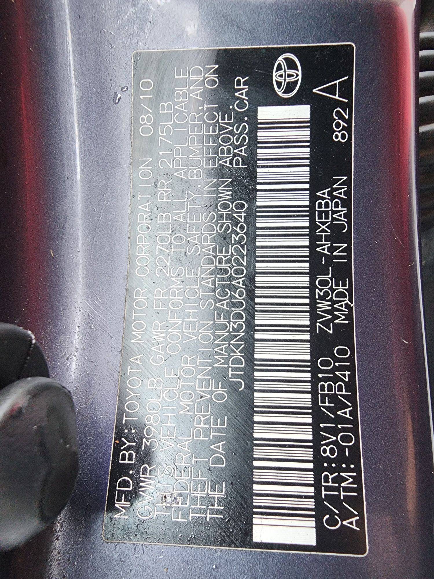 2010 TOYOTA PRIUS — 191471 Miles — Lot 82400084 — Ind. 12 - Marhaba Auctions Used Cars - Image 11