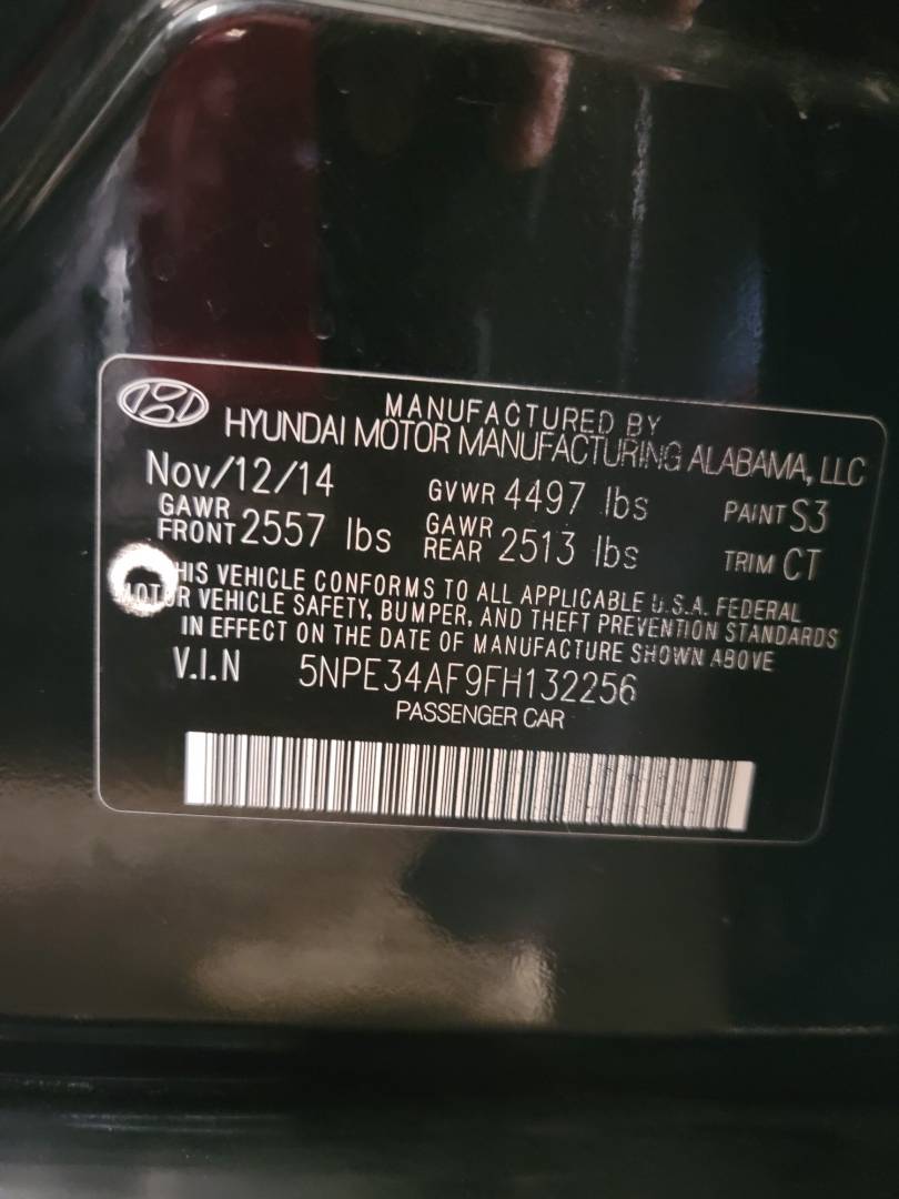 2015 HYUNDAI SONATA — 209689 Miles — Lot 1292572 — Main - Marhaba Auctions Used Cars - Image 10