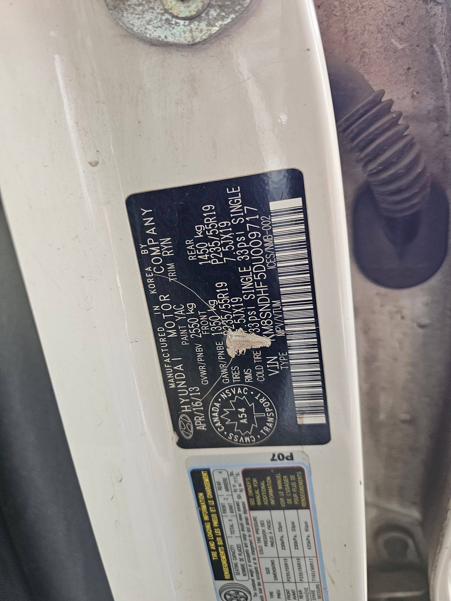 HYUNDAI SANTA FE 2013 - Marhaba Auction Used Cars - Image 10