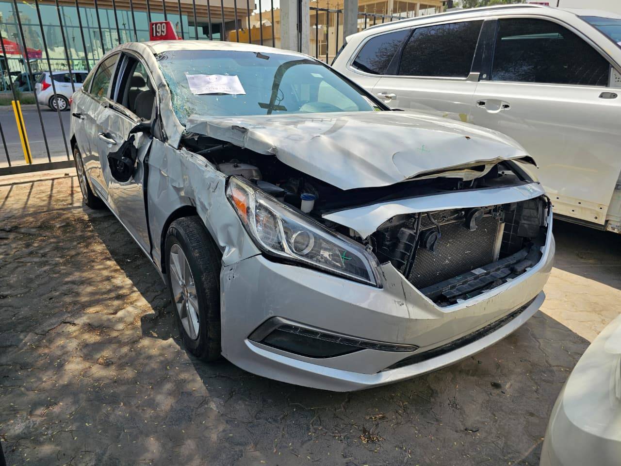 2015 HYUNDAI SONATA — sold — 160830 Miles — Lot 97633675 — Souq - Marhaba Auctions Used Cars - Image 3