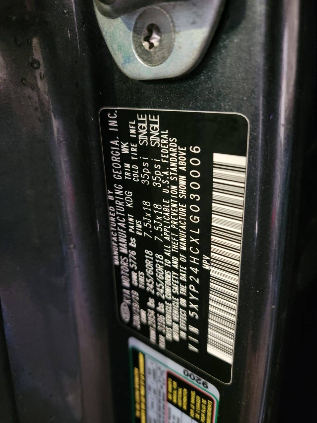 KIA TELLURIDE 2020 - Marhaba Auction Used Cars - Image 9