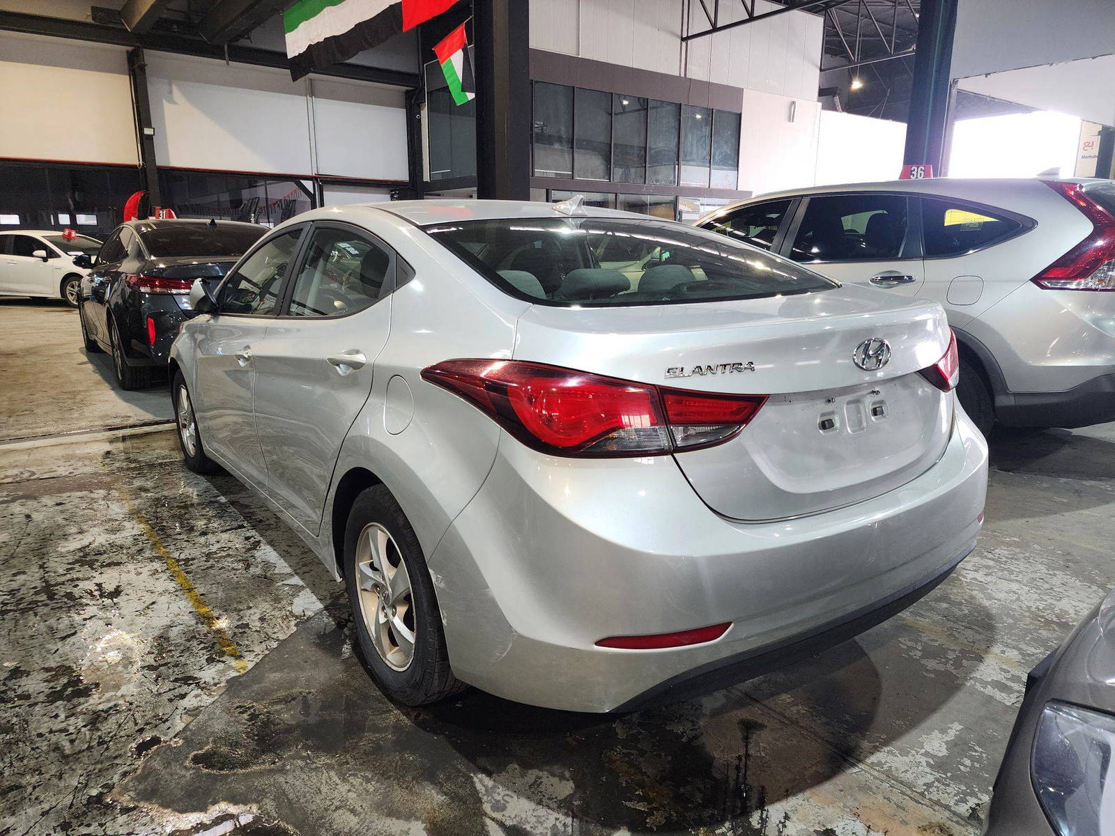 2015 HYUNDAI ELANTRA — 175931 Miles — Lot 348064 — Al Quoz - Marhaba Auctions Used Cars - Image 3