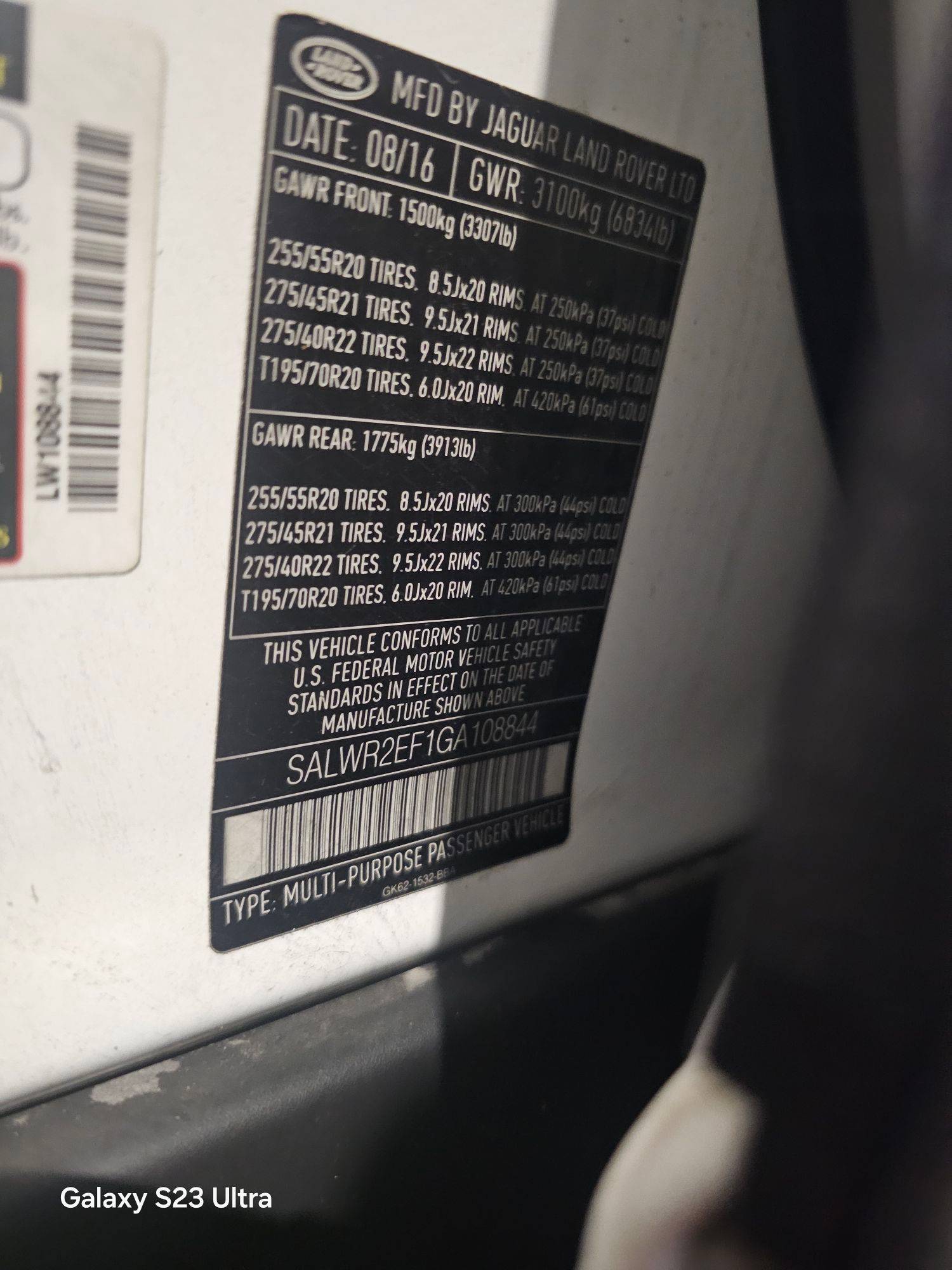 LAND ROVER RANGE ROVER SPORT 2016 - Marhaba Auction Used Cars - Image 9