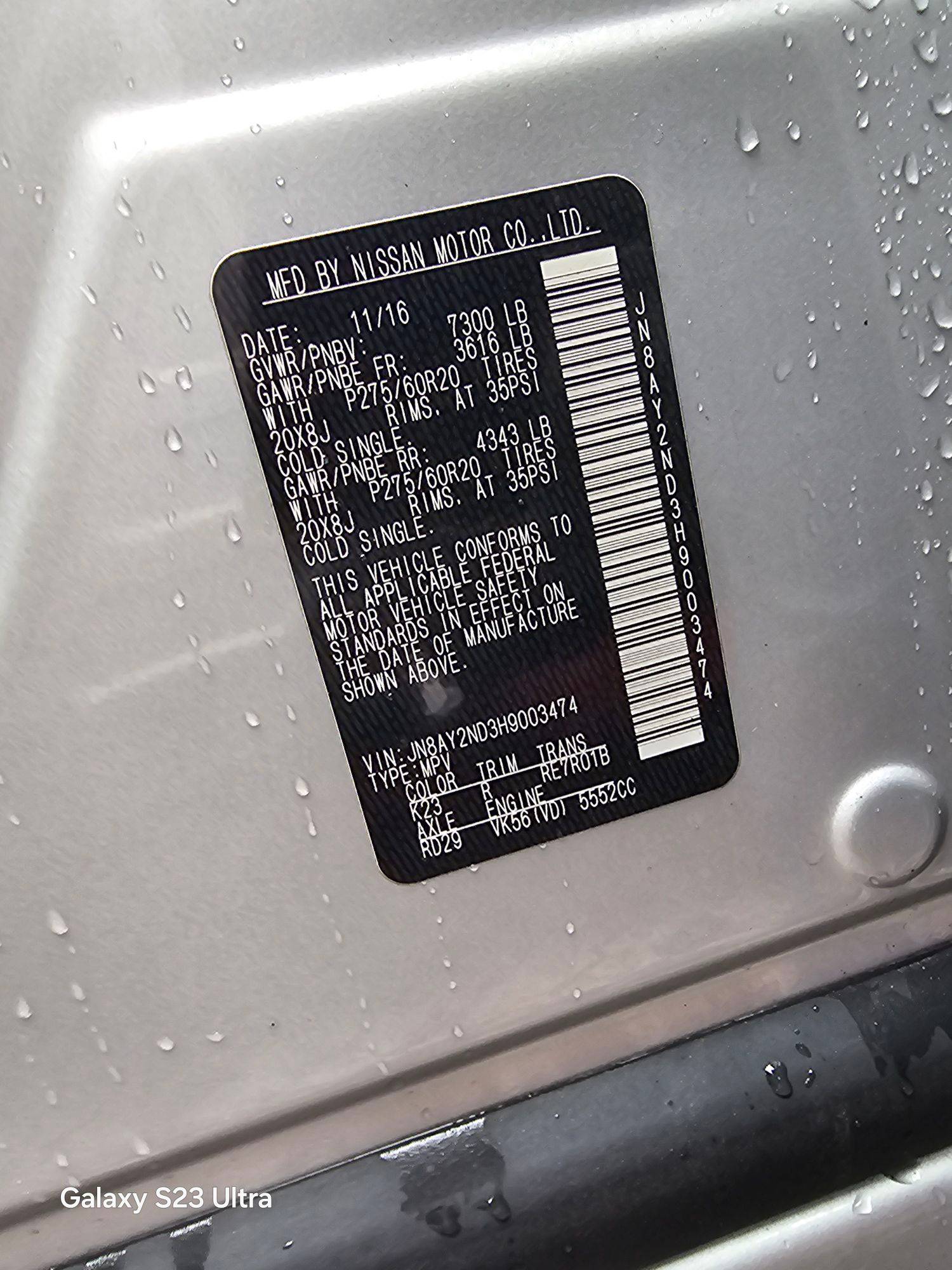 NISSAN ARMADA 2017 - Marhaba Auction Used Cars - Image 9