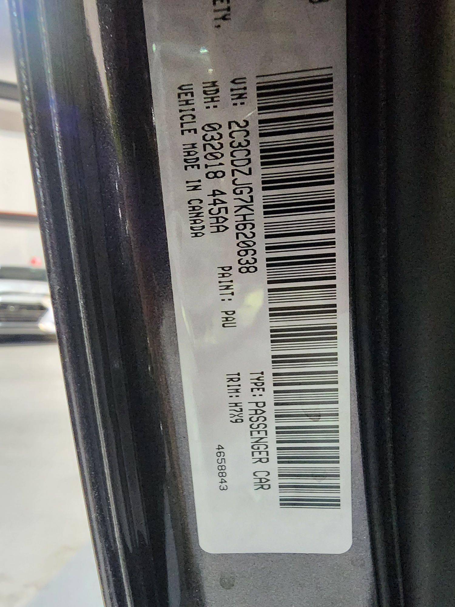 2019 DODGE CHALLENGER — 123412 Miles — Lot 620638 — Al Quoz - Marhaba Auctions Used Cars - Image 11
