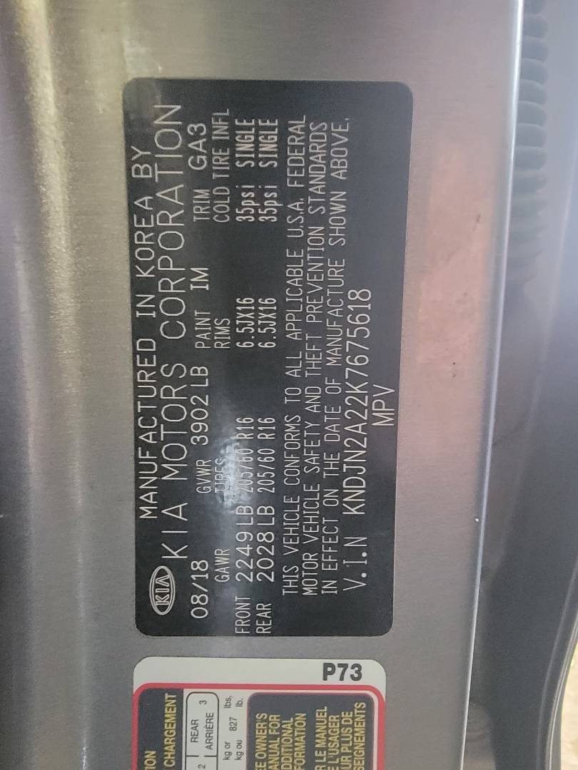 2019 KIA SOUL — 119216 Miles — Lot 2K7675618 — Main - Marhaba Auctions Used Cars - Image 9