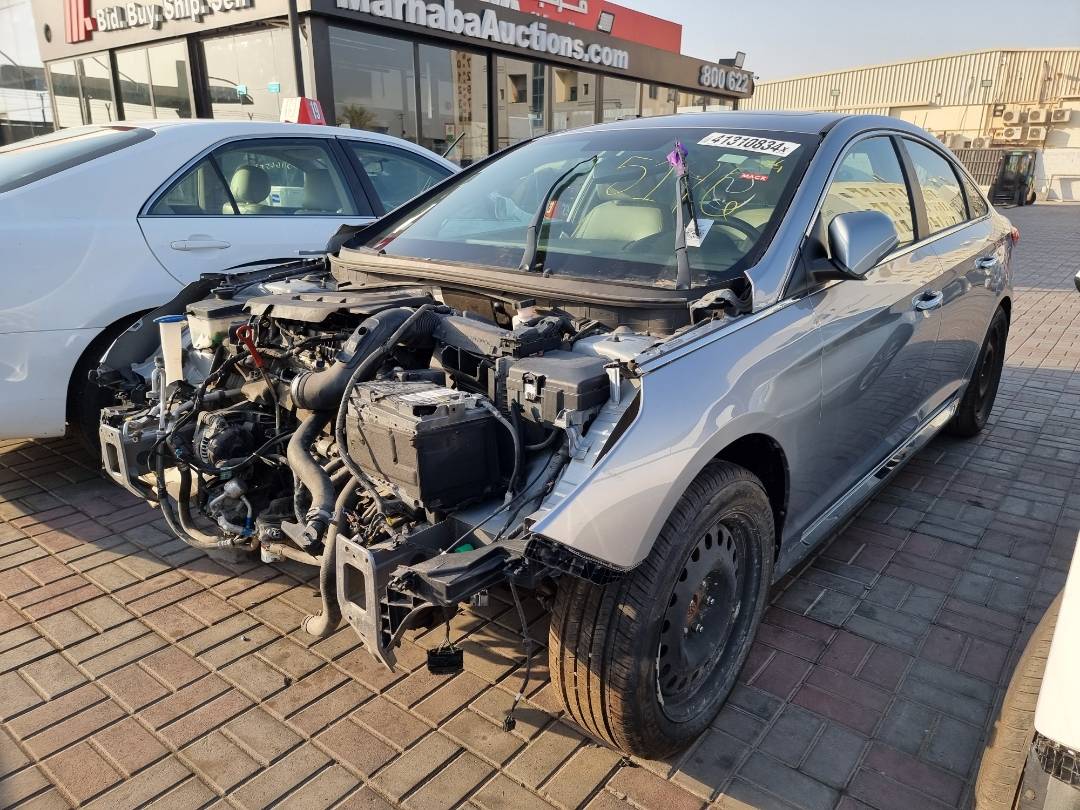 2017 HYUNDAI SONATA — 83614 KM — Lot 125487 — Ind. 12 - Marhaba Auctions Used Cars - Image 4