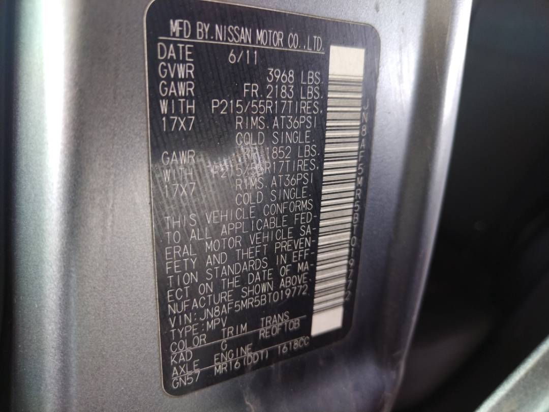 2011 NISSAN JUKE — 175835 Miles — Lot 67712853 - Marhaba Auctions Used Cars - Image 11