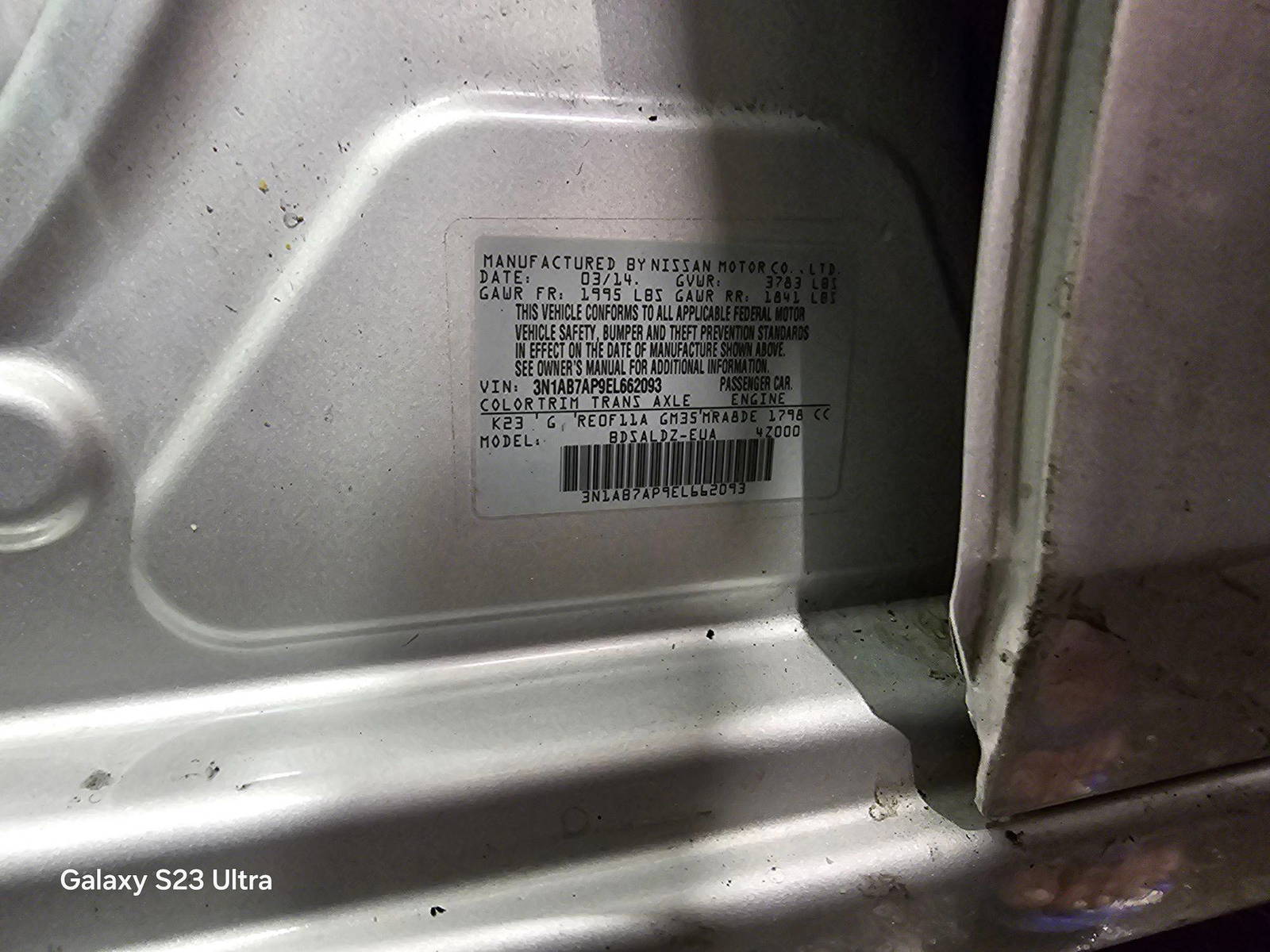 NISSAN SENTRA 2014 - Marhaba Auction Used Cars - Image 9