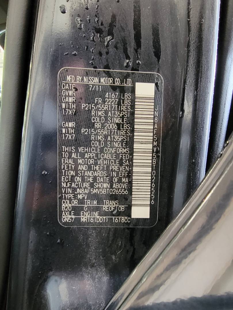 2011 NISSAN JUKE — 100703 Miles — Lot T026556 - Marhaba Auctions Used Cars - Image 8