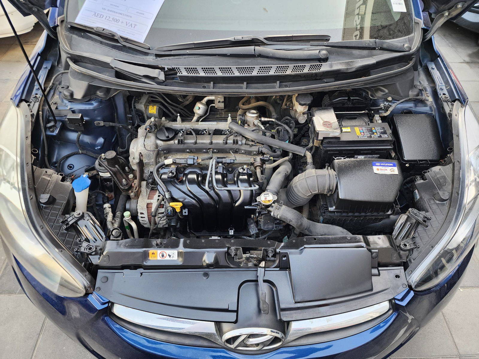 2012 HYUNDAI AVANTE — 185937 KM — Lot 539376 — Al Quoz - Marhaba Auctions Used Cars - Image 12