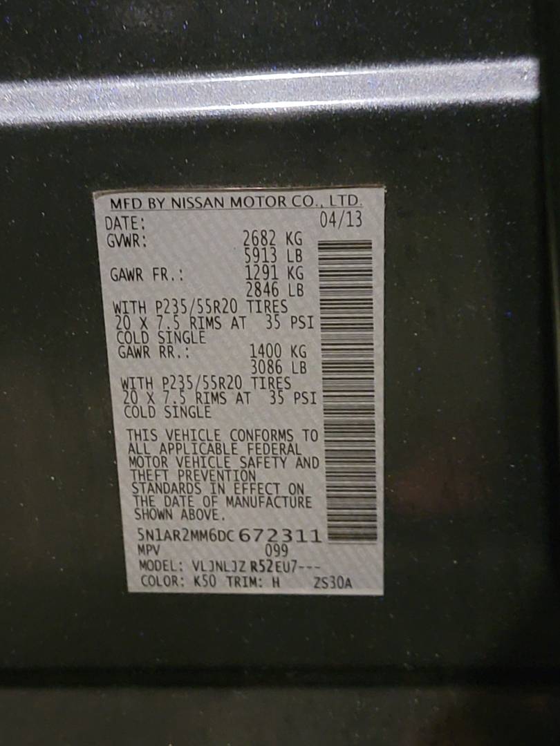 NISSAN PATHFINDER 2013 - Marhaba Auction Used Cars - Image 9