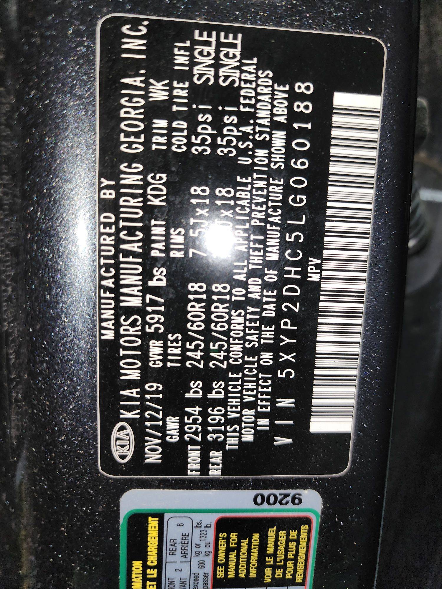 KIA TELLURIDE 2020 - Marhaba Auction Used Cars - Image 11