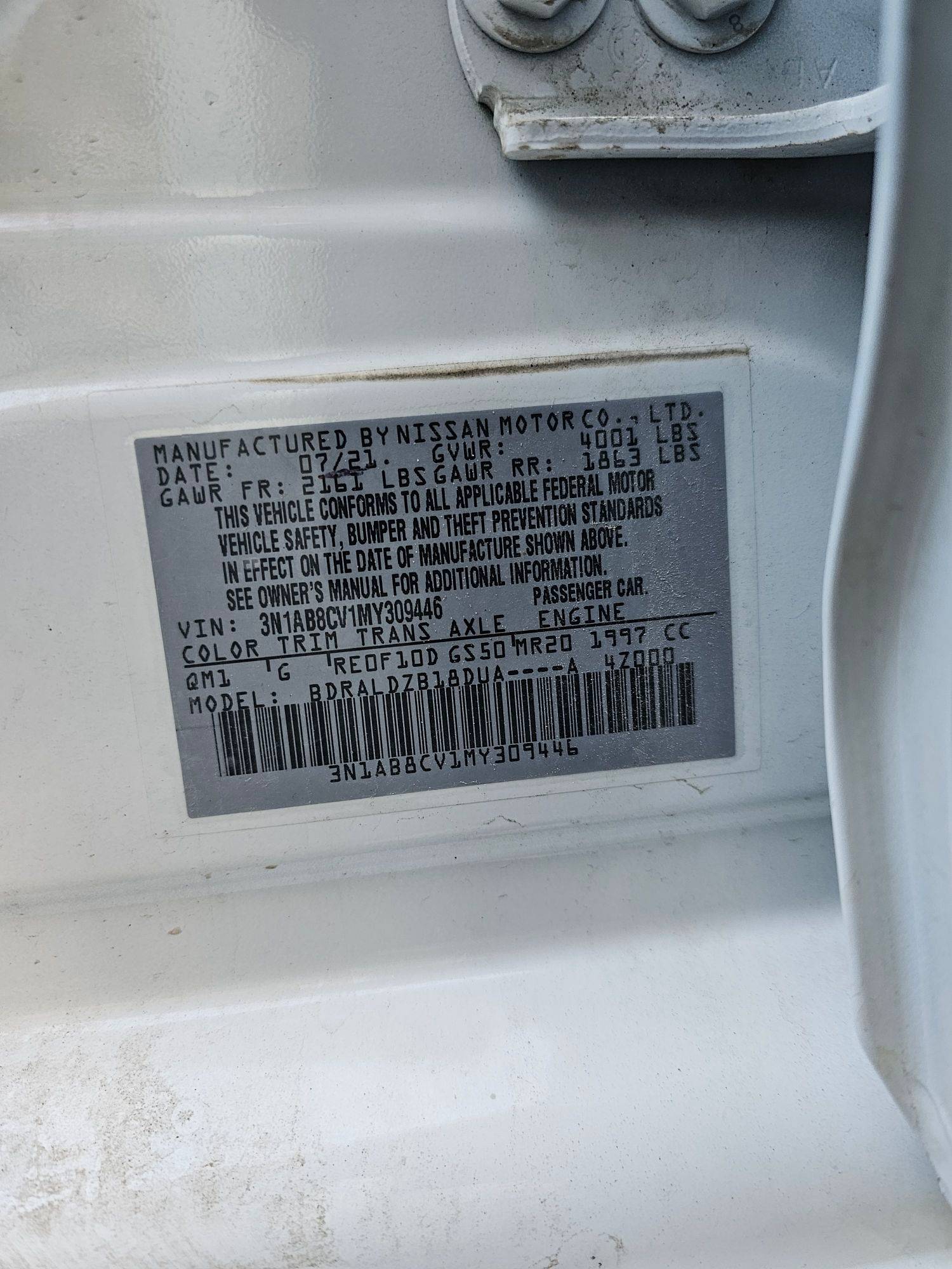 NISSAN SENTRA 2021 - Marhaba Auction Used Cars - Image 10