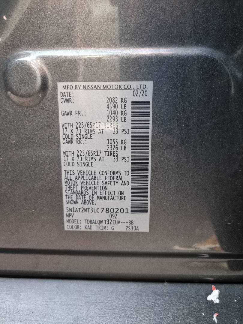 NISSAN ROGUE 2020 - Marhaba Auction Used Cars - Image 7