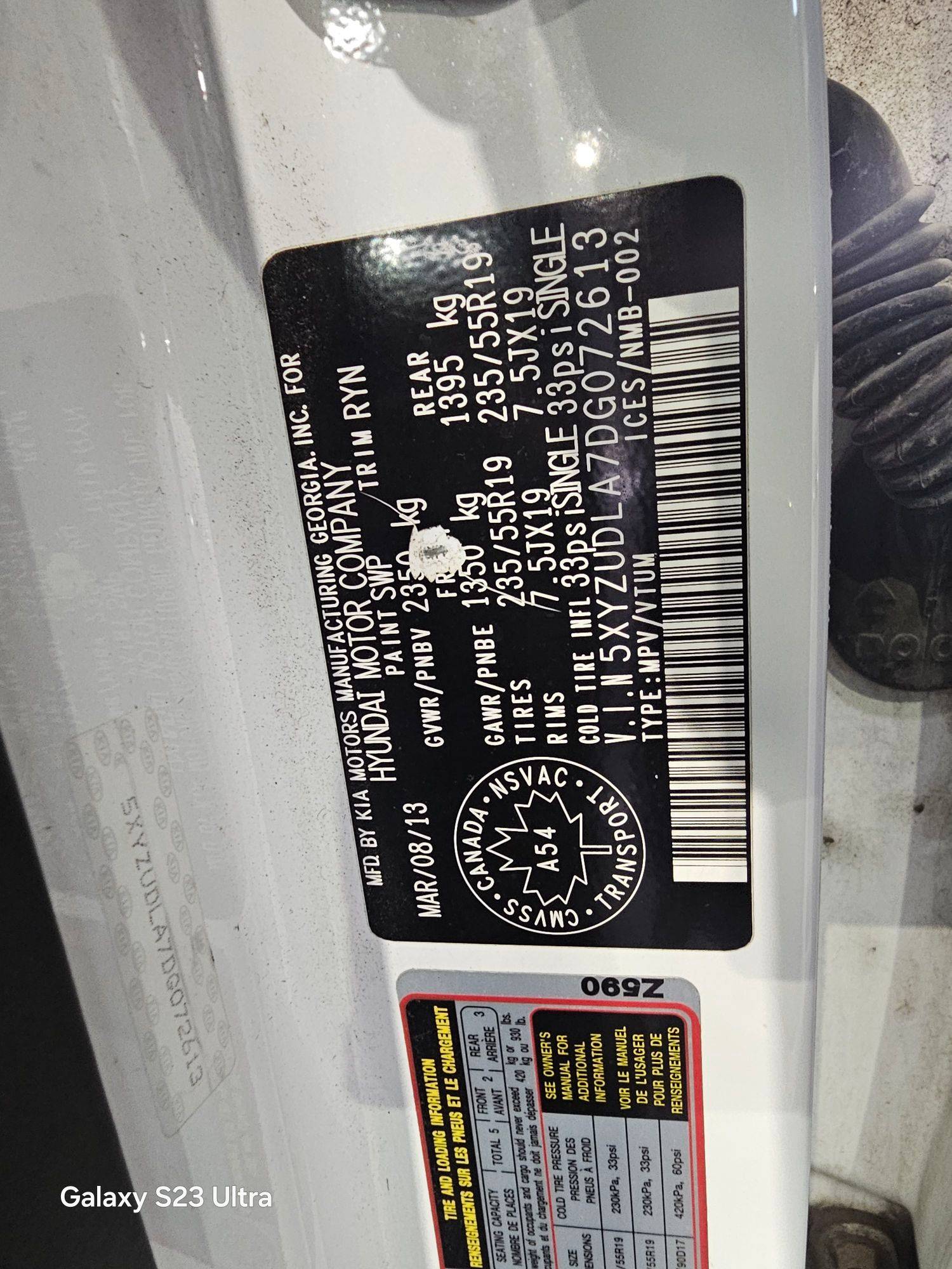 HYUNDAI SANTA FE SPORT 2013 - Marhaba Auction Used Cars - Image 9