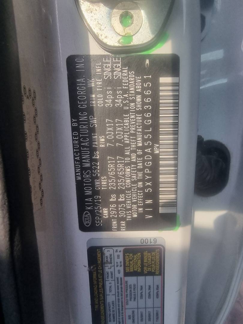 KIA SORENTO 2020 - Marhaba Auction Used Cars - Image 8